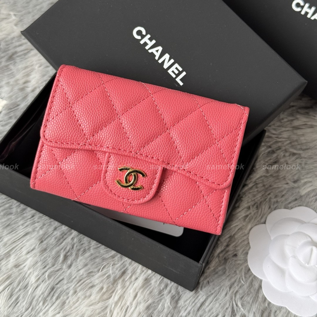 샤넬 클래식 캐비어 카드지갑